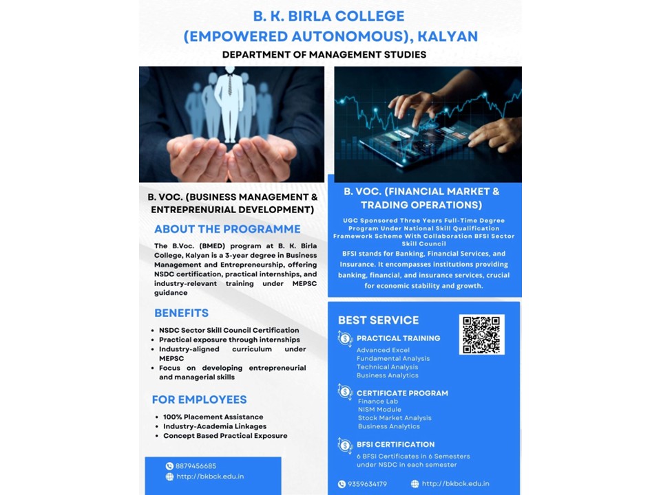 B.K. Birla College of Arts, Science & Commerce, Kalyan
