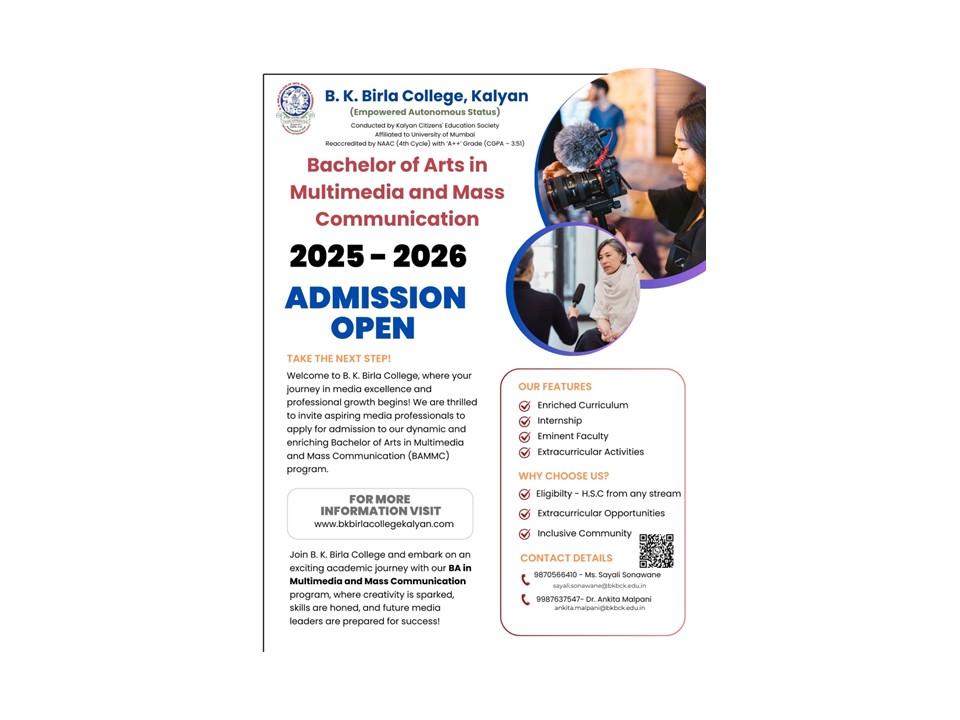 B.K. Birla College of Arts, Science & Commerce, Kalyan